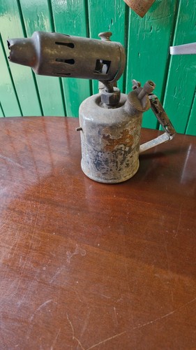 Vintage brass blowlamp